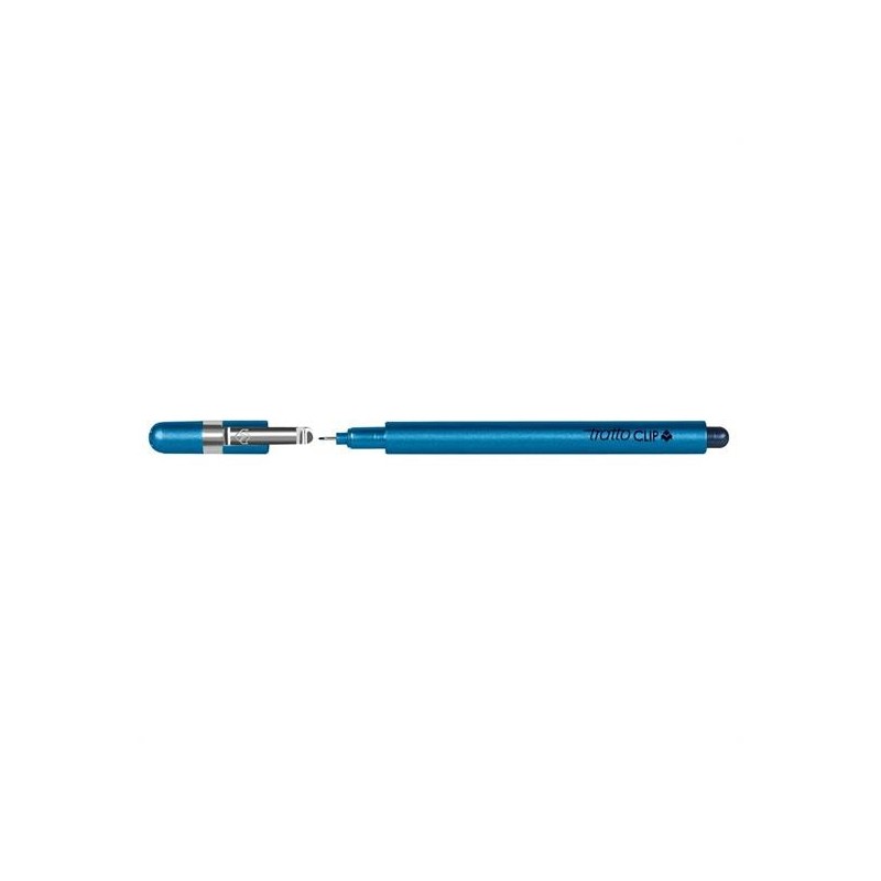 PENNE FELTRO TRATTO CLIP BLU