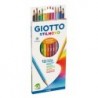 MATITE GIOTTO STILNOVO 12 COLORI