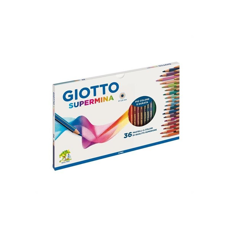 MATITE GIOTTO SUPERMINA 36 COLORI