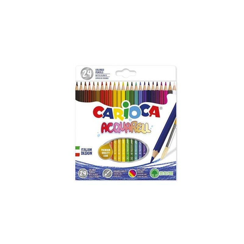 MATITE ACQUARELLABILI 24 COLORI