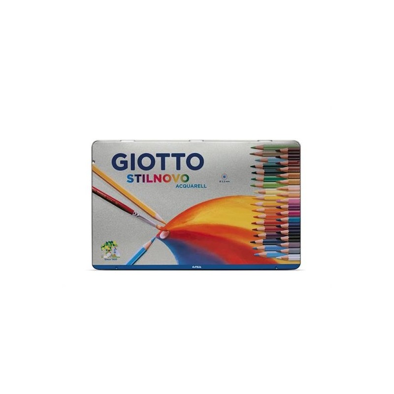 MATITE ACQUARELLABILI GIOTTO 36 COL. MET.