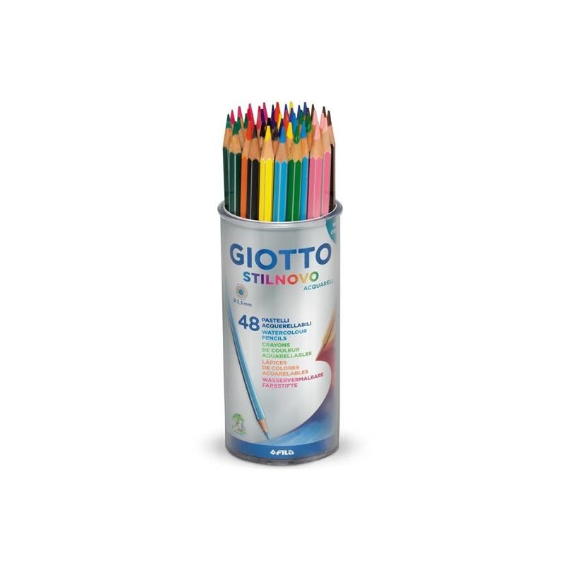 MATITE ACQUARELLABILI GIOTTO 48 COL. BAR.