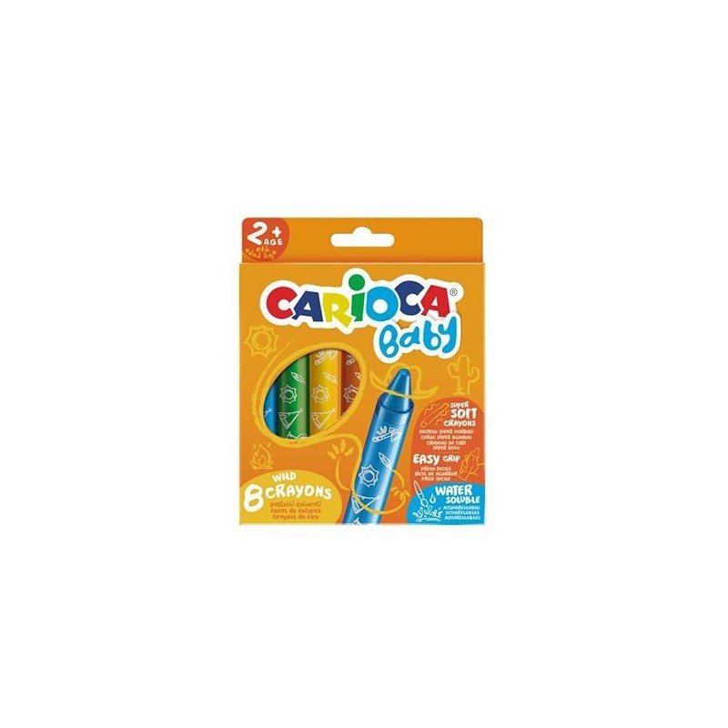 PASTELLI CERA MAXI CARIOCA BABY PZ.8