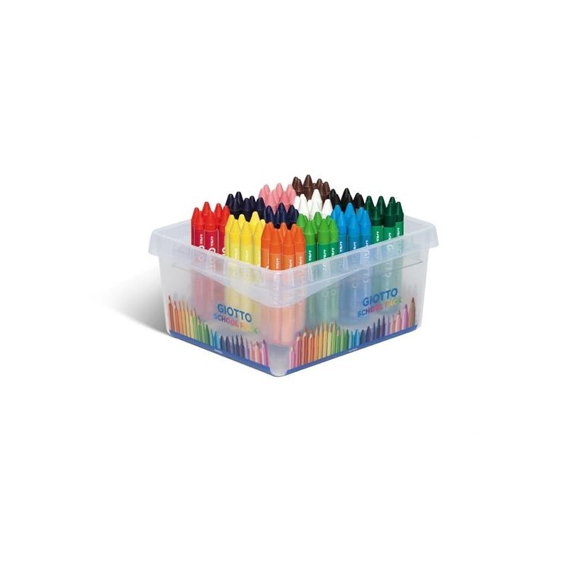 PASTELLI CERA MAXI GIOTTO PZ. 96 SCHOOLPACK