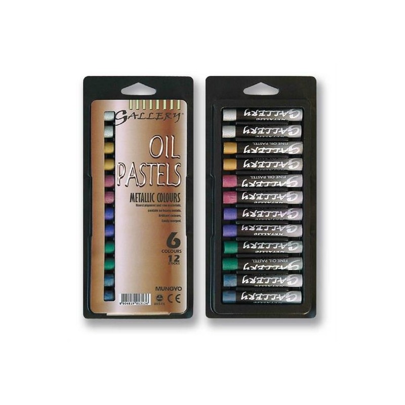PASTELLI A OLIO METALLIZZATI PZ. 12