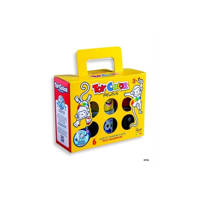 TEMPERA DITA TOY 6 VASETTI ML.80