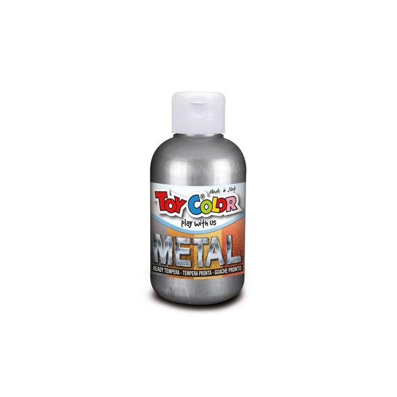 TEMPERA METALLIZZATA TOY COLOR ML. 250 ARGENTO