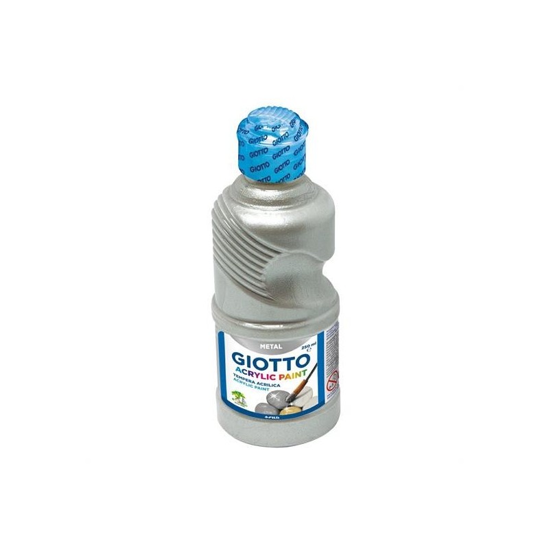 TEMPERA ACRILICA GIOTTO ML. 250 ARGENTO