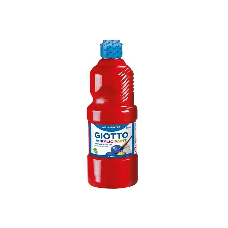 TEMPERA ACRILICA GIOTTO ML. 500 ROSSO