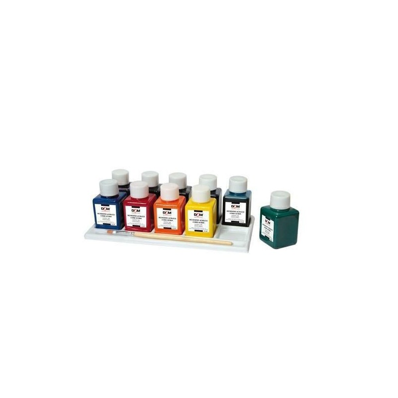 INCHIOSTRO ACRILICO BASE D'ACQUA ML.60 PZ.10