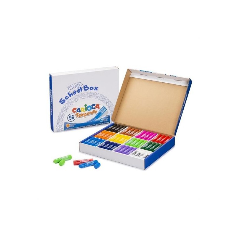 TEMPERA SOLIDA IN STICK SCHOOLPACK PZ.96 COL. ASS.