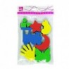 TIMBRI IN SPUGNA PZ.9 FORME ASSORTITI