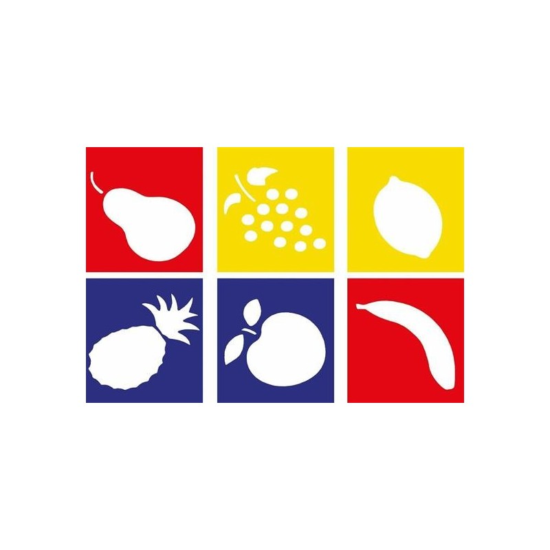 STENCIL FRUTTA PZ. 6