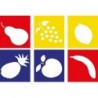 STENCIL FRUTTA PZ. 6