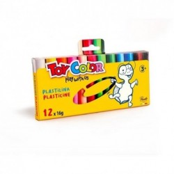 PLASTILINA 12 COLORI DA GR....