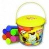 PLASTILINA KIDDY CLAY GR.500 SECCHIELLO 7 COL. ASS.