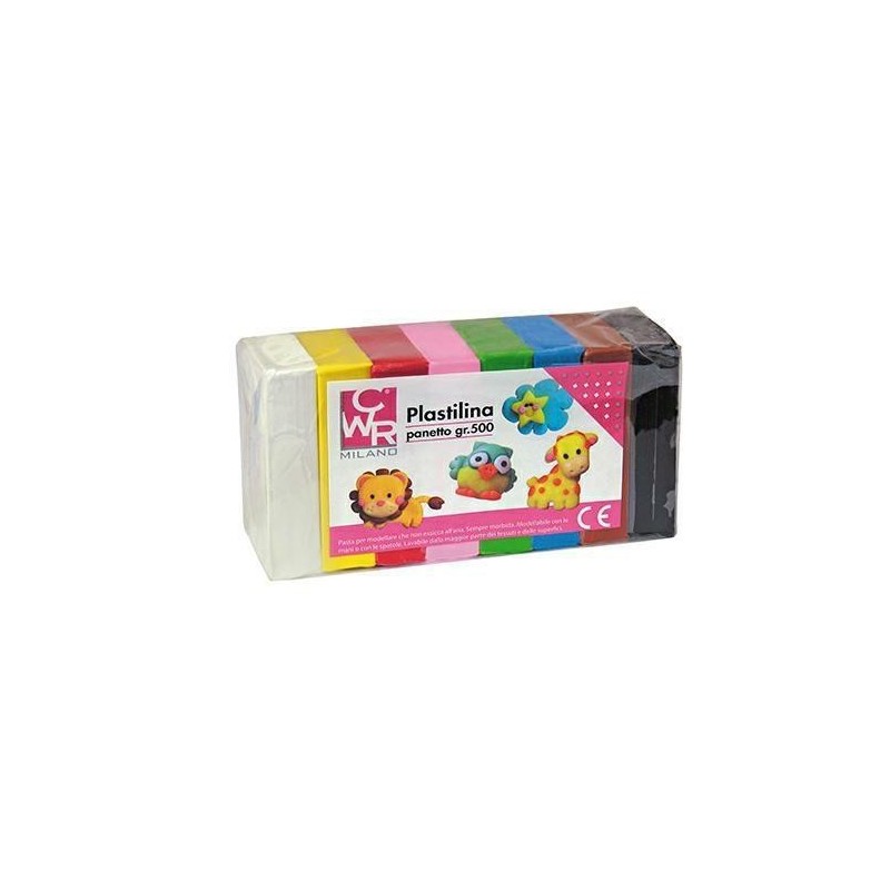 PLASTILINA DECO 8 COL. ASS. TOT. GR. 500