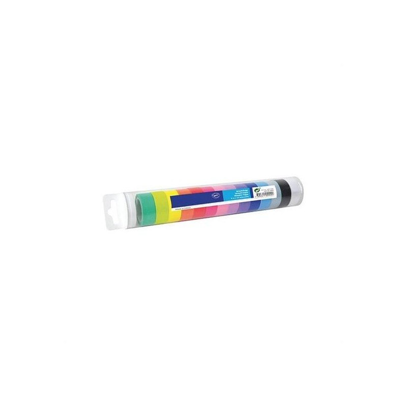 NASTRO WASHI TAPE MT5X15MM PZ. 14 COL. ASS.