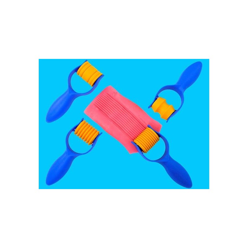 RULLI IN PLASTICA PER MODELLARE PZ.4