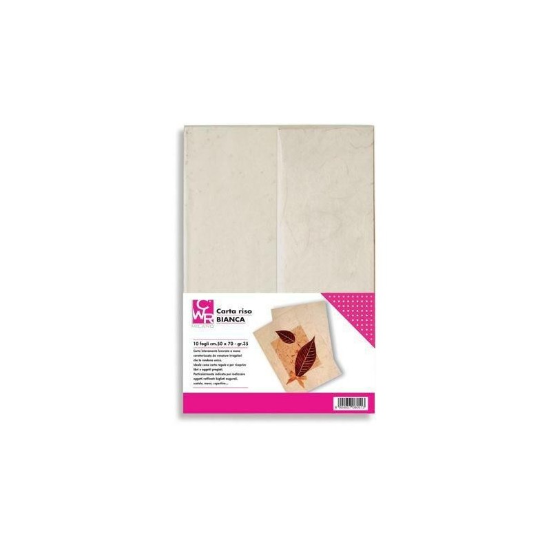 CARTA RISO CM. 50X70 FG.10 GR.25 COL. ASS.