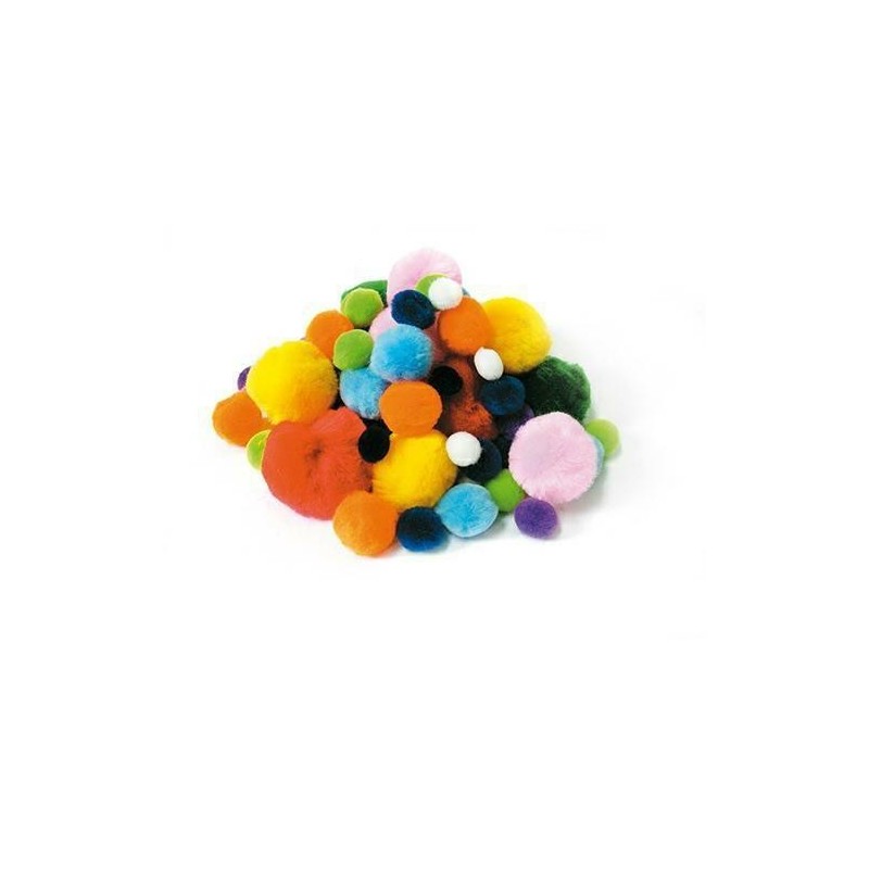 PON PON BUSTA COLORI ASS.TI PZ.100