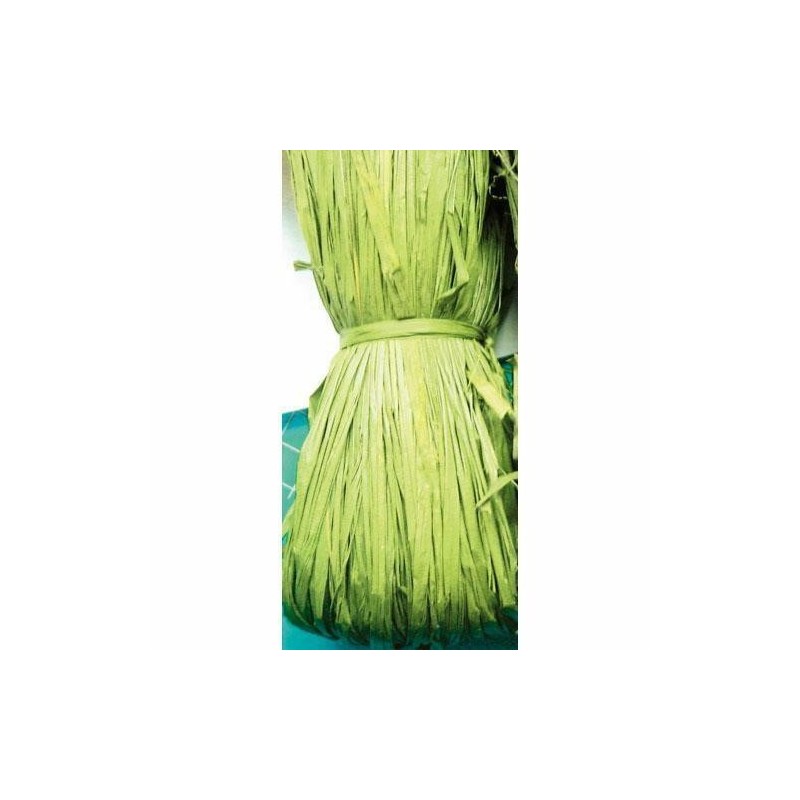 RAFIA NATURALE GR.50 VERDE ACIDO