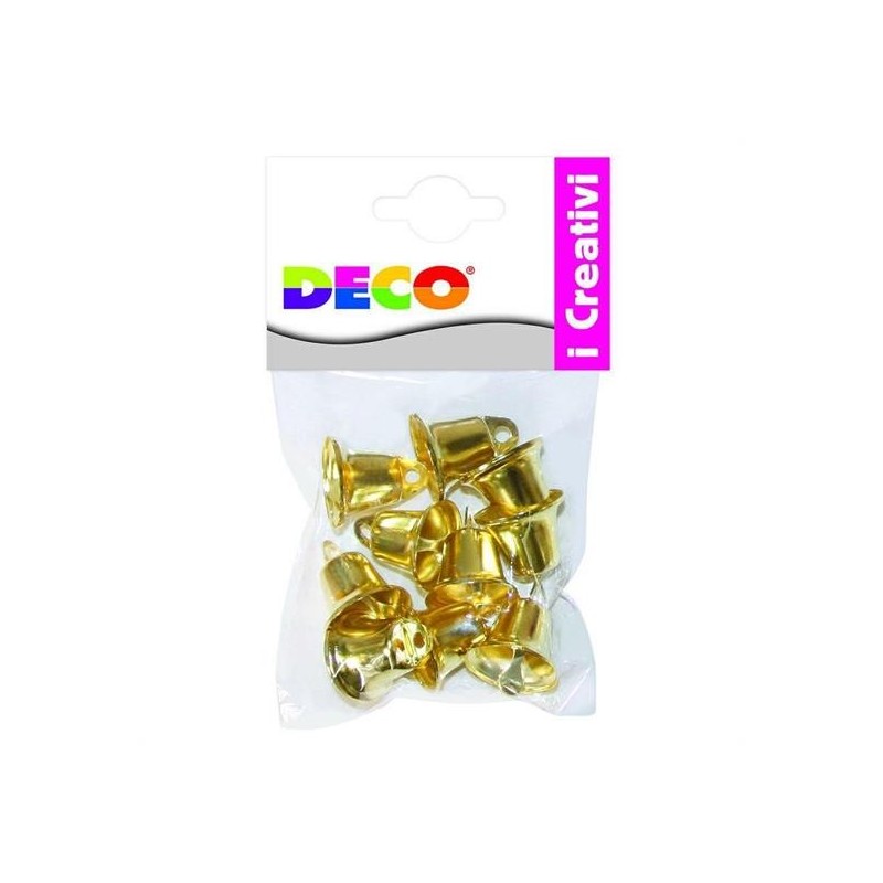 CAMPANELLE DA DECORO ORO MM.22X24 PZ.10