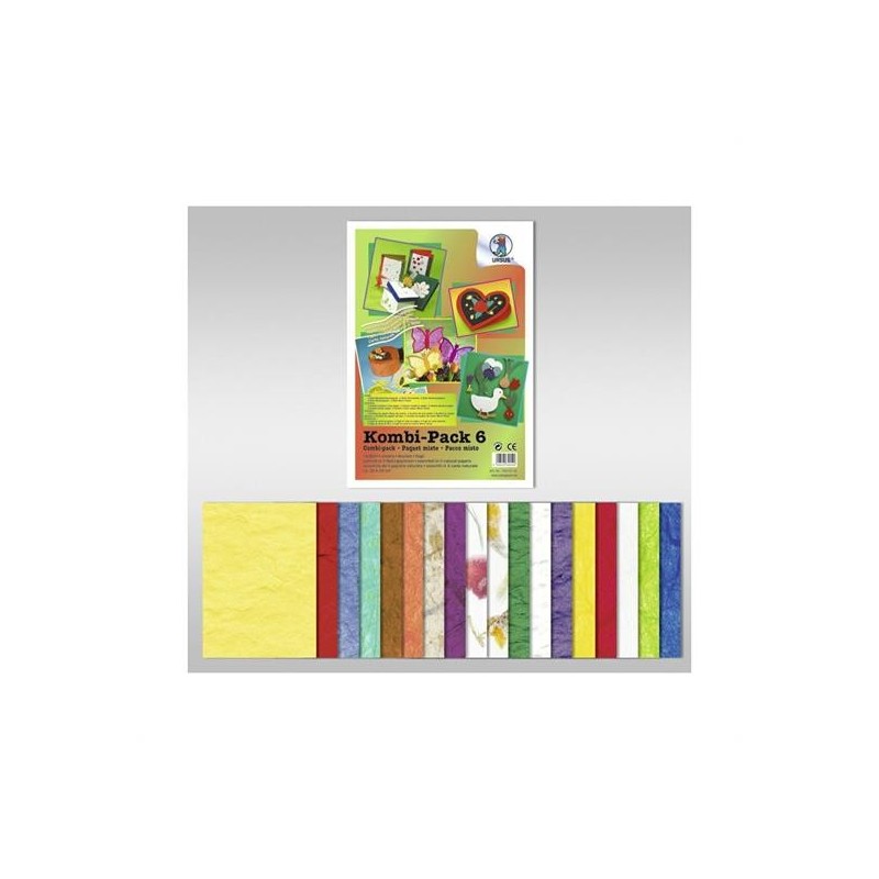 CARTA NATURALE FG. 18 ASSORTITA CM. 23X33