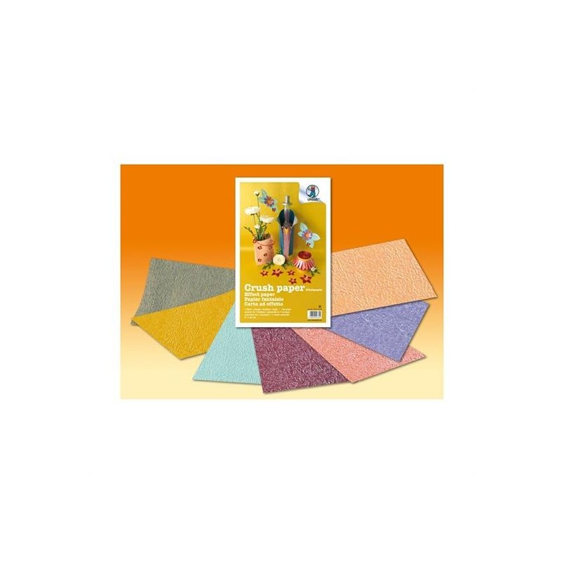 CARTONCINO A RILIEVO STROPICCIATO FG. 7 GR. 120 CM. 21X31