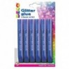BRILL/GLITTER CON COLLA ML.10,5 CF.6 BLU'