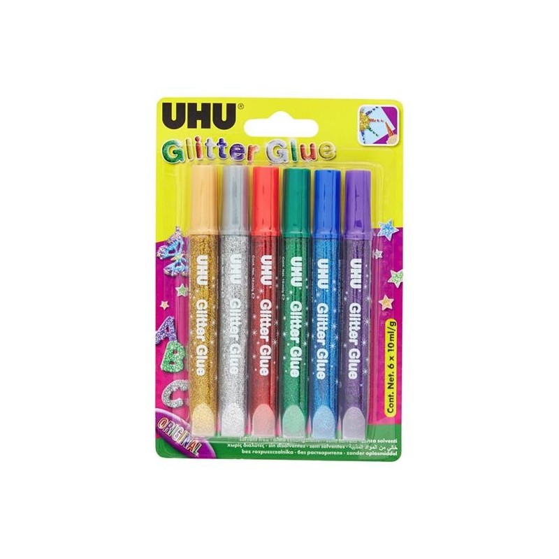 GLITTER GLUE ORIGINAL ML. 10 PZ.6