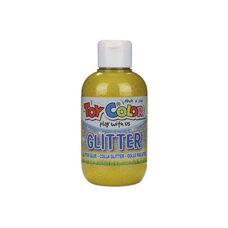 TEMPERA GLITTER ML. 250 GIALLO