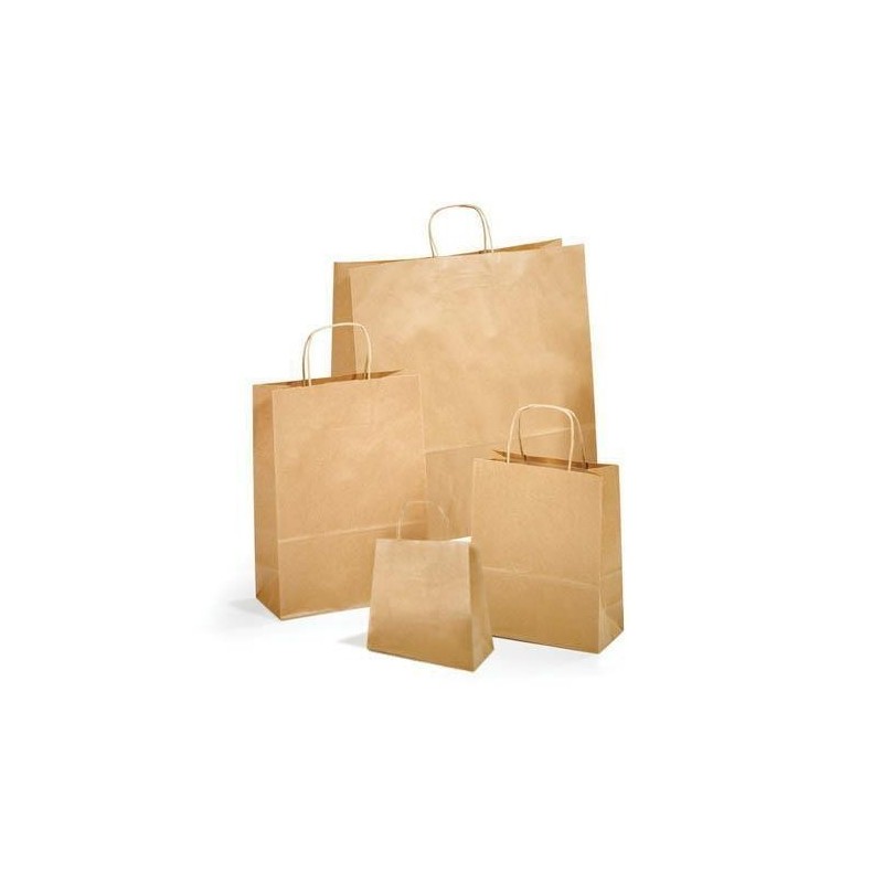 SACCHETTI IN CARTA AVANA PZ.25 CM. 36X12X41
