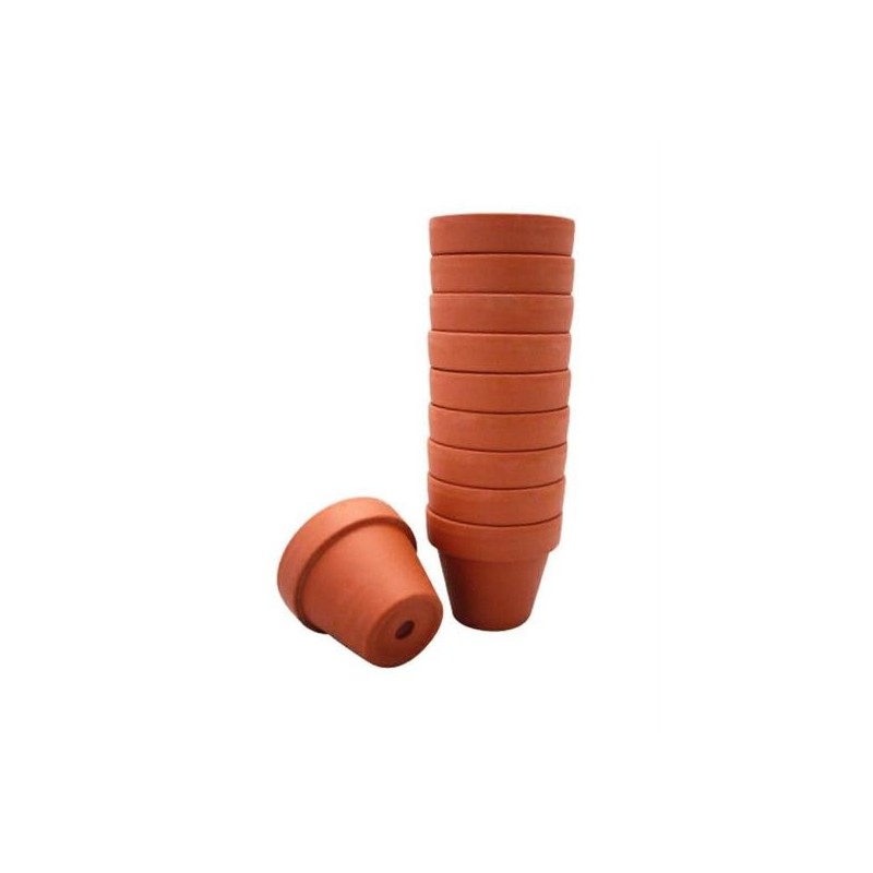 VASETTI TERRACOTTA CM. 5 PZ. 10