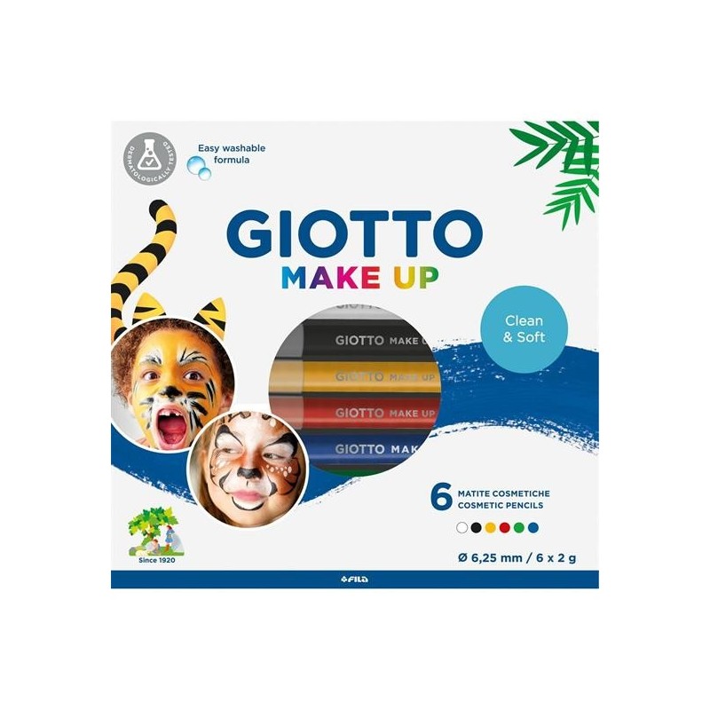GIOTTO MAKE UP 6 MATITE COL.  CLASSICI