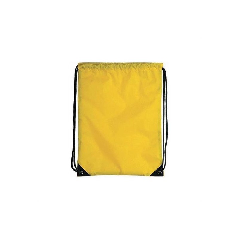 SACCA ZAINETTO IN NYLON CM. 34X44 GIALLO