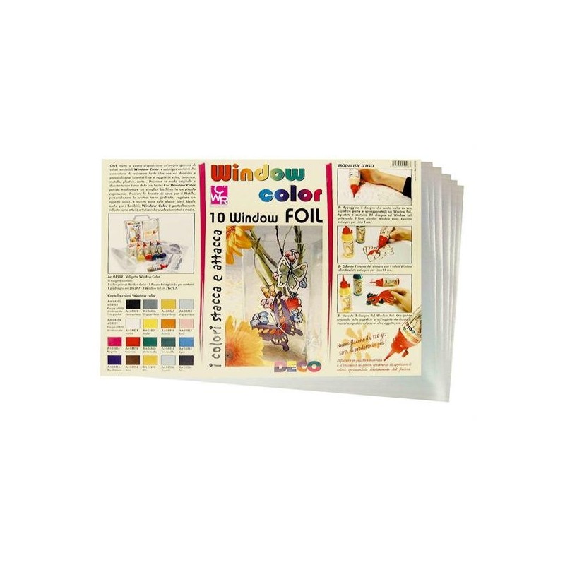 VETRO PELLICOLA TRASP. CRISTAL 297X42 PZ. 10