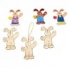 LEGNO DA DECORARE CONIGLIETTI PZ. 3 CM. 8,5X11H