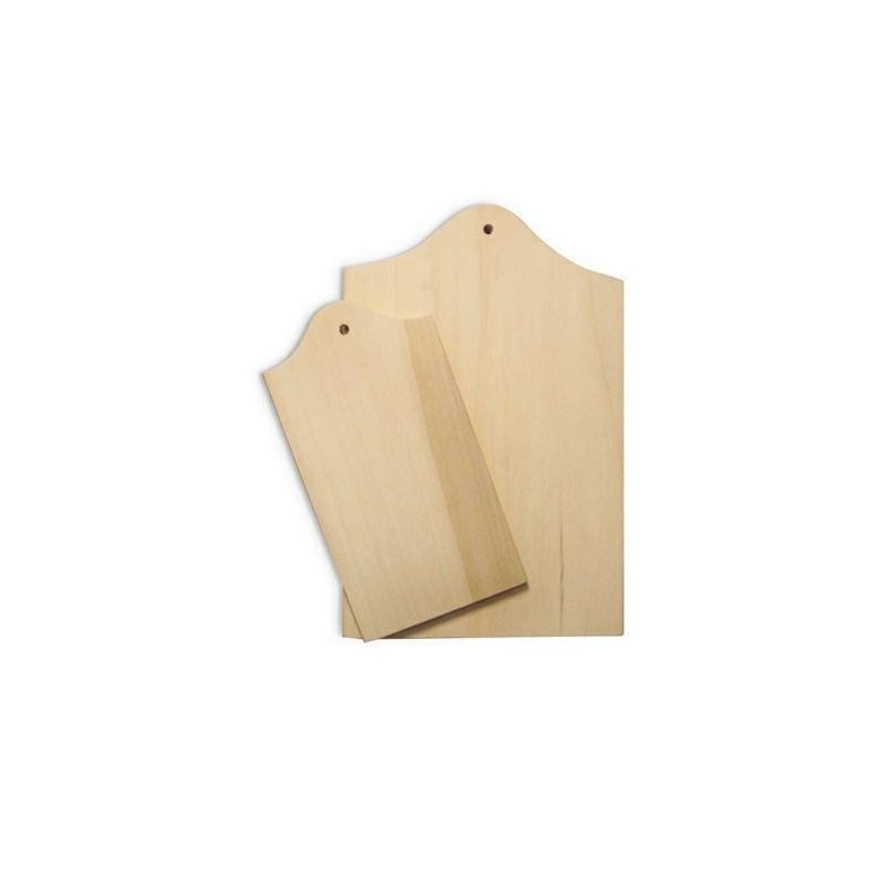 LEGNO DA DECORARE TAGLIERE CM. 22X12X0,9