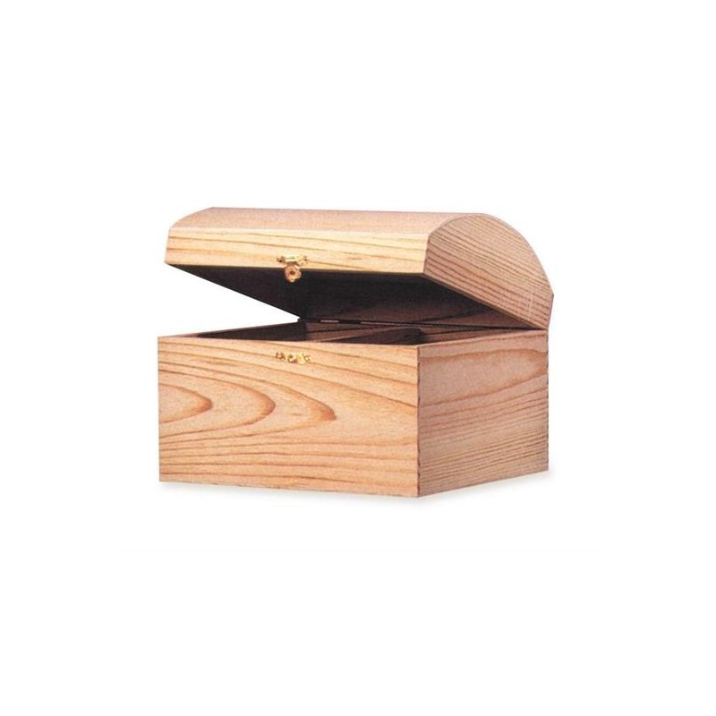 LEGNO DA DECORARE SCATOLA CON CHIUSURA CM.14X9X8