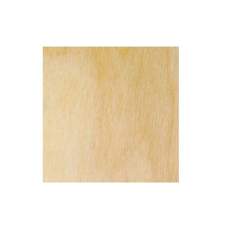 LEGNO DA DECORARE TAVOLETTA DI BETULLA QUADRO CM. 15X15
