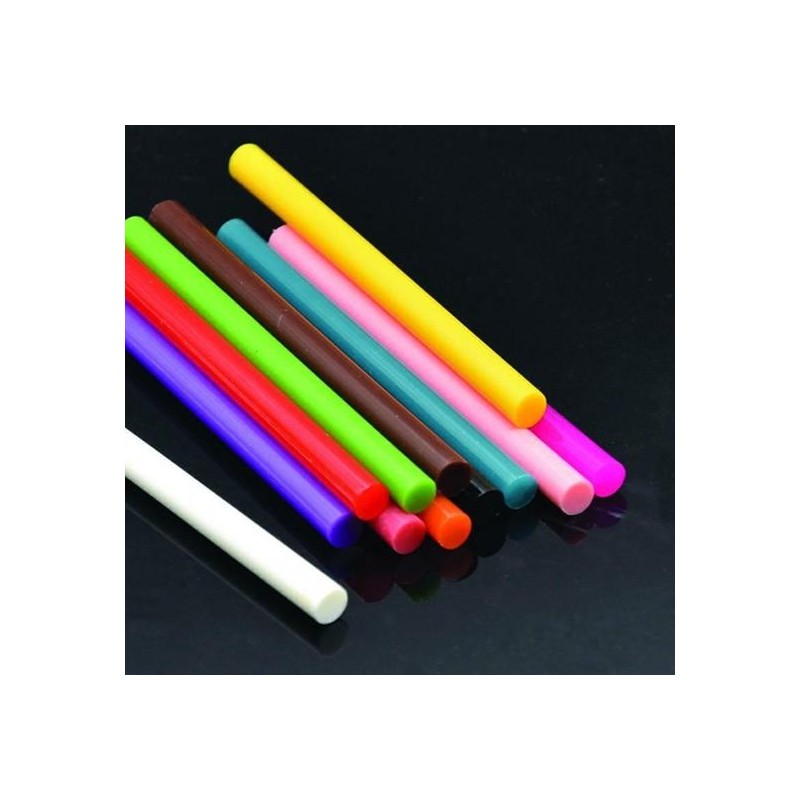 COLLA A CALDO COLORATA Ø MM..7 PZ.12 IN 6 COL. ASS.