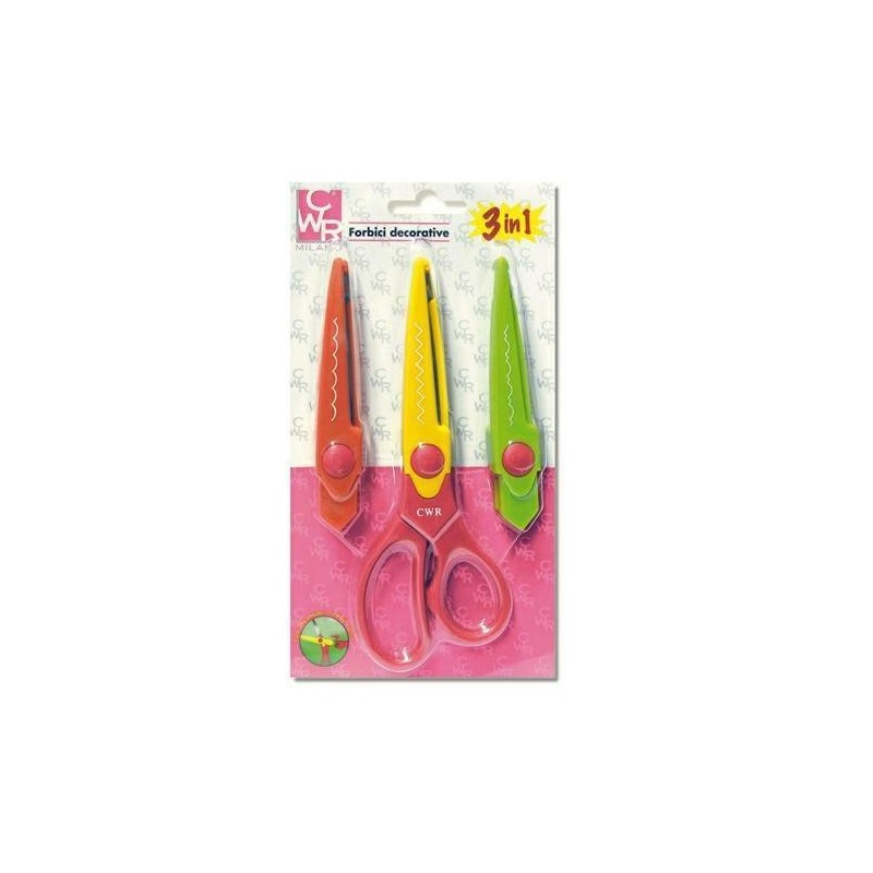 FORBICI CM. 17 A 3 LAME DECORATIVE
