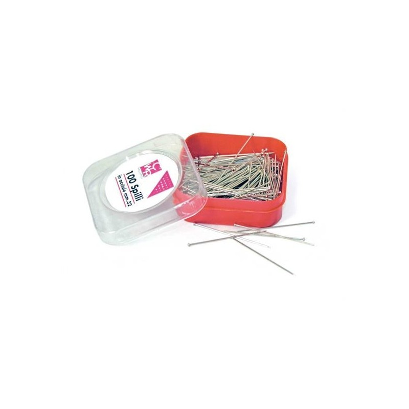 SPILLI PER SARTI IN ACCIAIO GR.25 MM.32