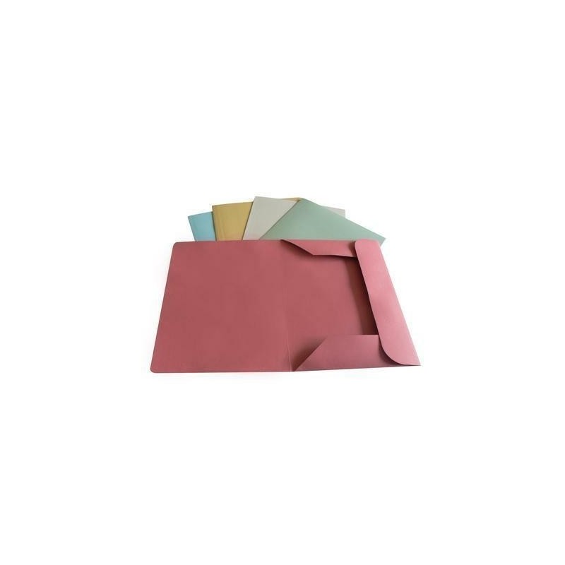 CARTELLINA MANILLA 3 LEMBI PZ.50 25X35 ASSORTITO