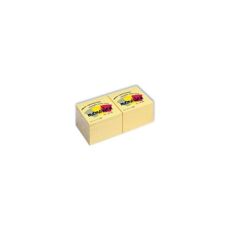 BLOCCHETTO ADESIVO 75X75 FG.100 PZ.12