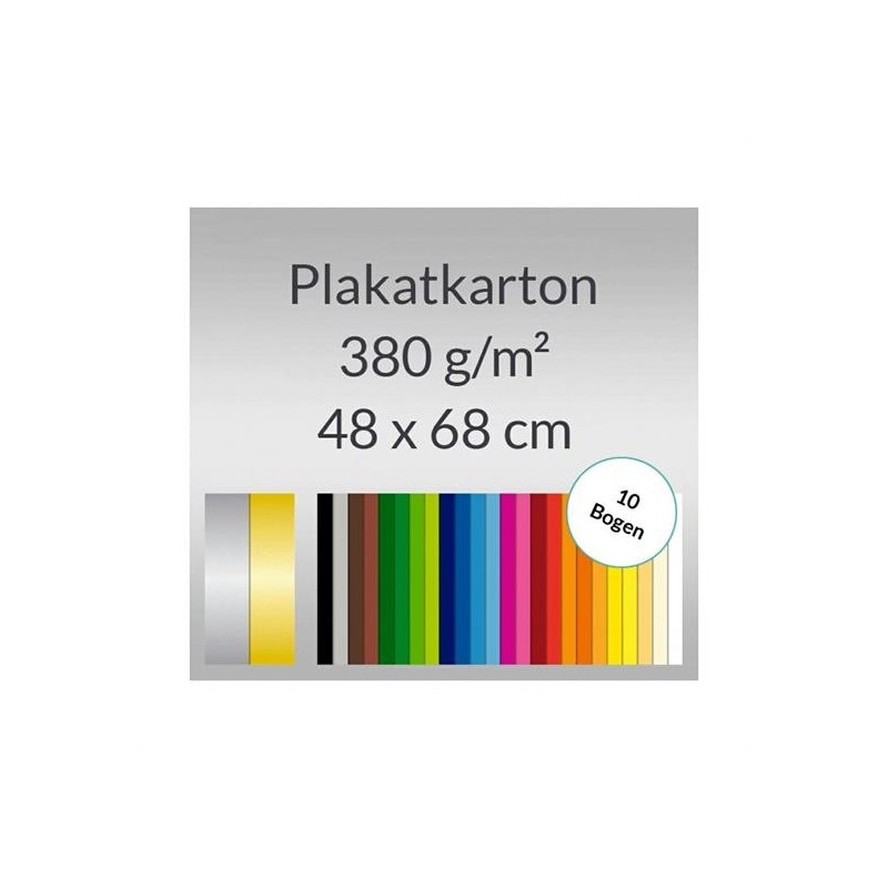 CARTONE SPESSO 48X68 GR. 380 ARGENTO