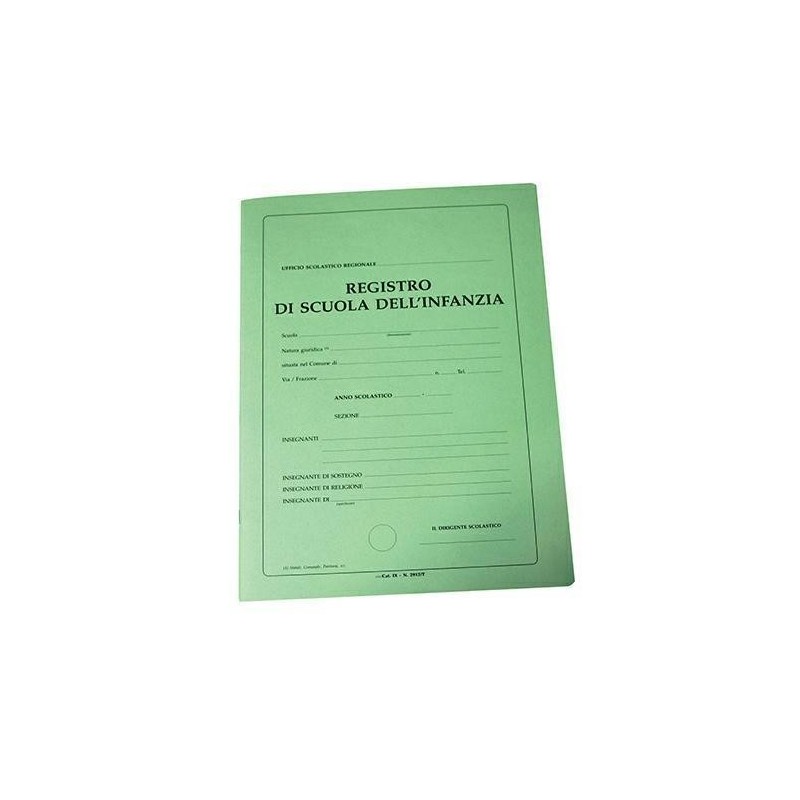 REGISTRO SCUOLA DELL'INFANZIA VERDE PAG.40