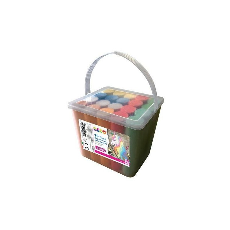 GESSI COLORATI JUMBO BARAT. PZ. 20