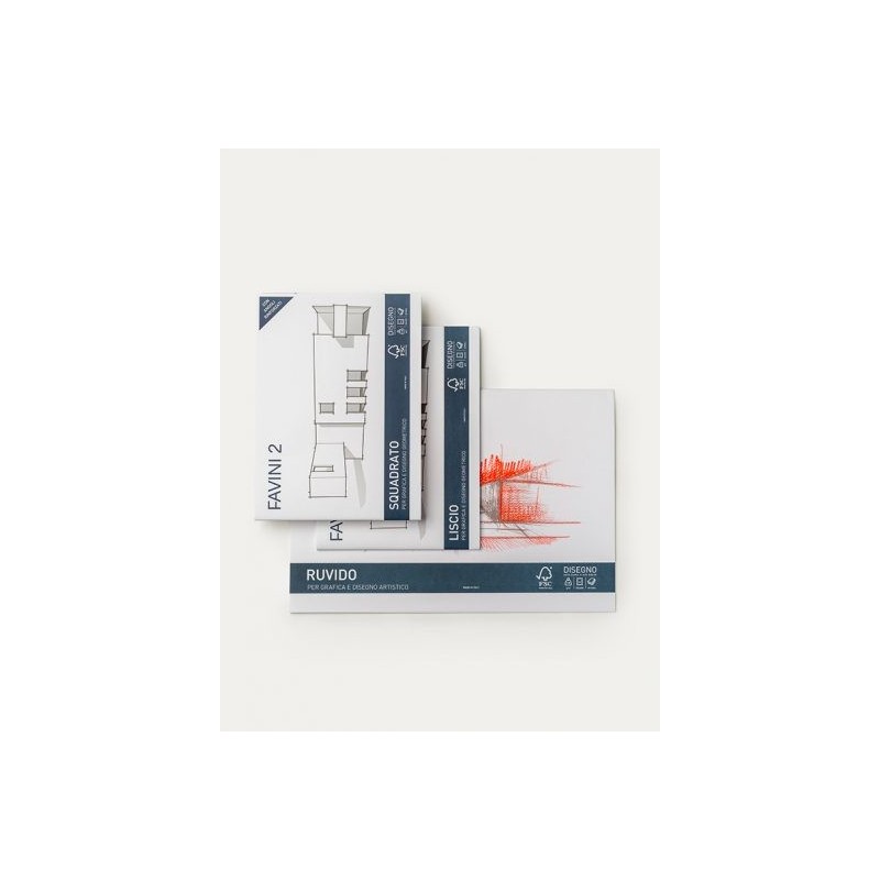 BLOCCO DISEGNO FAVINI F2 33X48 110 Gr 10 FF RUVIDO
